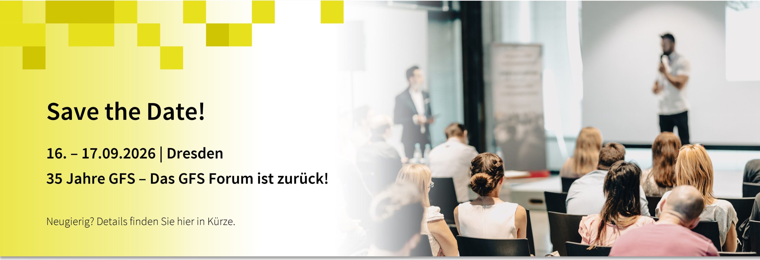 GFS Forum 16.-17.09.2026 in Dresden